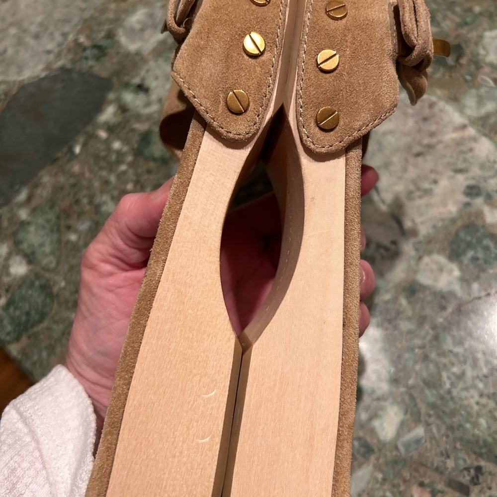 Veronica Beard Women's Davina Suede Slides Sandals Size 7 - Picture 4 of 11